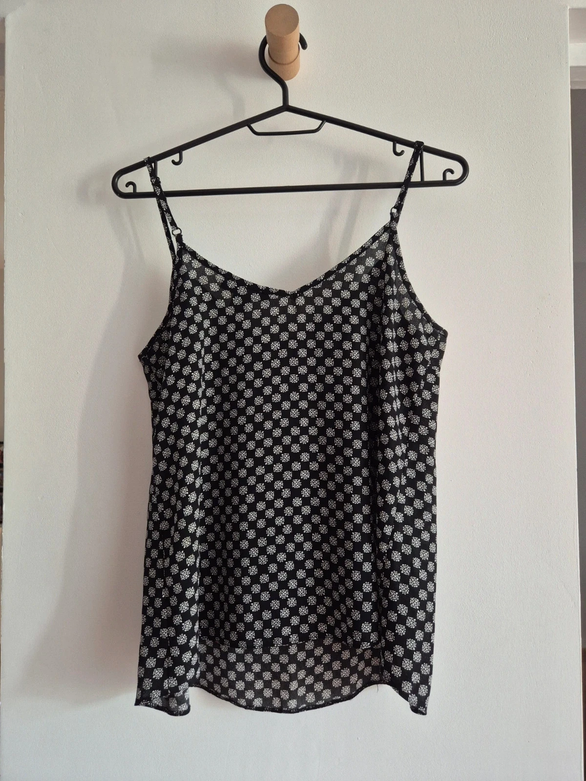 Top à bretelles primark noir et blanc 38 – photo 2